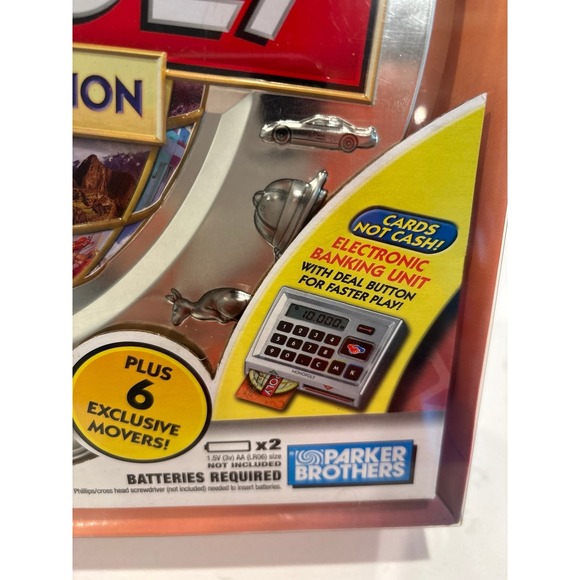 Monopoly Here & Now The World Edition Collector's Edition Electronic Banking Tin - Picture 4 of 12